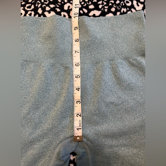 🥰SOLD🥰 Light Teal Biker Shorts. - Picture 3 of 7